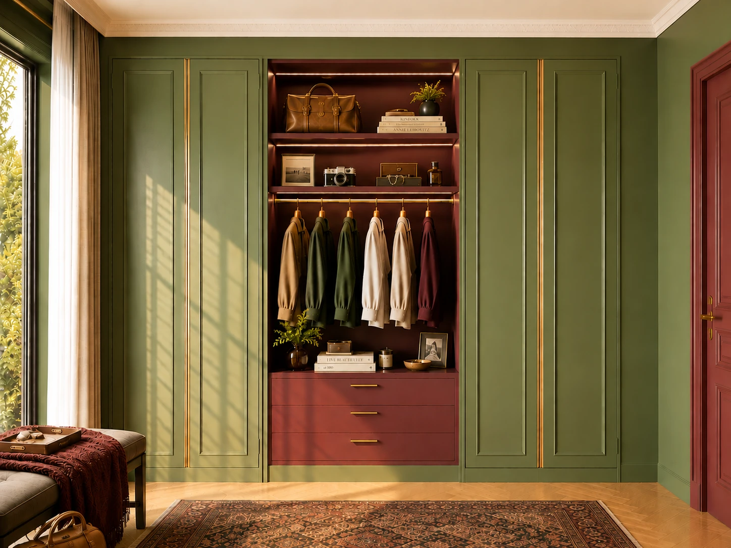 image showing a wardrobe for a collector